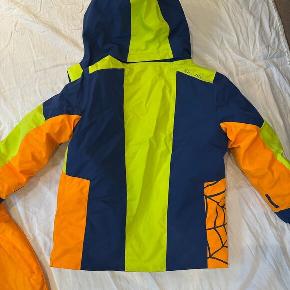 Spyder Boys’ Ski Jacket & Bib Snow Pants Set – Size 6/7 - Picture 6 of 10